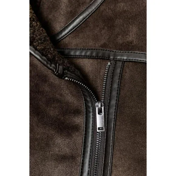 ZARA DOUBLE-FACED JACKET ZW COLLECTION - Picture 8 of 8